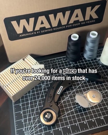 1K views · 689 reactions | 淋瑱 The ultimate go-to place for sewings supplies! 臨 Over 24,000 Sewing Items  FREE & FAST Shipping Available  Everything You Need at the Best Prices WAWAK has been serving sewing enthusiasts for over 100 years. Shop our daily specials today! | WAWAK Sewing Supplies | Facebook