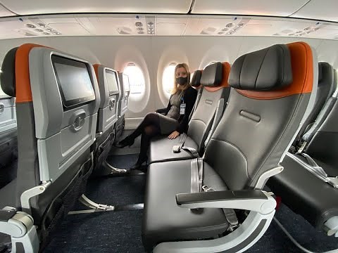 On board the first JetBlue A220