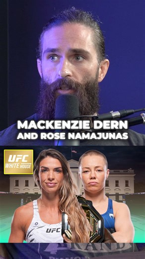 Is This the Female Fight for UFC White House? #mackenziedern #rosenamajunas #ufcwhitehouse @Nick Barnhill