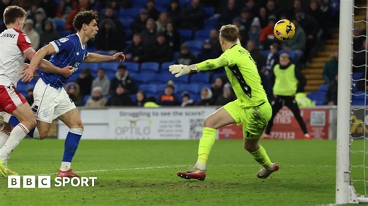 Cardiff City 2-1 Stevenage: Yousef Salech scores late winner
