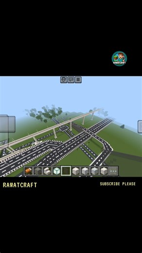 Minecraft Expressway 🛣️ | Realistic Highway Build#minecraft#minecraftshorts#shorts