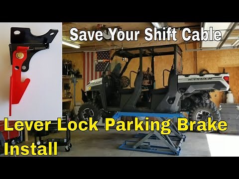 Polaris Parking Brake Install - Brake Spring Thingy Install