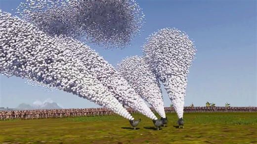 12M views · 35K reactions | 5 Super God Power Chickens (6.000.000 RPM Full-Auto) vs 1 Million Zombie | Playwithrega | Facebook