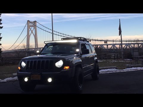 Jeep Patriot - Windshield LED Light Bar Installation/Setup