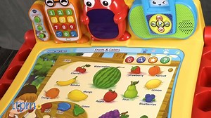 မေ​မေတို့​ရေ 2020 New Item ​လေးဖြစ်တဲ့ 3-in-1 Touch & Learn Activity Desk အ​ကြောင်း Video ​လေးပါ။ သင်ကြား​ရေး function ​​တွေအများကြီးပါတဲ့အပြင် (၃)မျိုး အသုံးဝင်ပါတယ်။ Age - 2 to 5 years Can be used as 1. Activity Desk (သင်ကြား​ရေးစားပွဲခုံ) ထိုင်ခုံ​လေးပါပါတယ် 2. Chalkboard (​​​မြေဖြူဆွဲရန် ဘုတ်ပြား) 3. Art Station (ပန်းချီဆွဲရန်စင်) Includes - သင်ကြား​ရေးများကို သင်​ပြ​ပေးမယ့် အသံထွက်စာရွက် ၅ရွက်/ 5 Interactive Pages - 100 Vocalbulary Words - 20 Learning Activities - 20 Songs & Melodies # Vtec