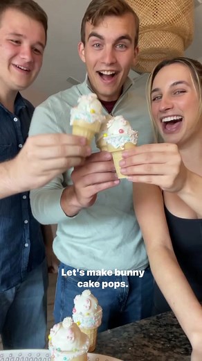 Bunny Cake Pops for Easter Sunday!