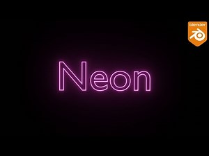 Tutorial: Glowing Neon Text in Blender