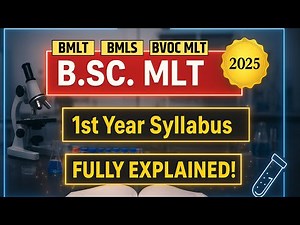 🔥 BMLT, B.Sc-MLT, B.Voc MLT & BMLS FULL SYLLABUS Explained | Subjects You MUST Know!