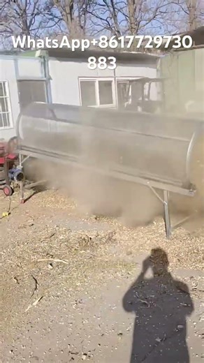 After cutting the grass, directly screen it clean #grasscutter #haycutter #chaffcutter #grassmill