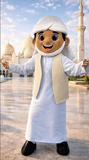 Middle Eastern boy mascot perfect for events 🌙✨