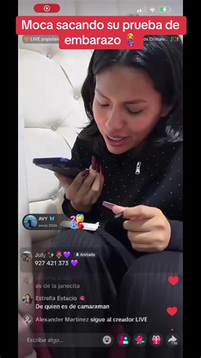 Moca's Pregnancy Test Reveal