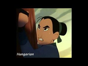 Mulan-I'll Make a Man Out of You (One Line Multilanguage)