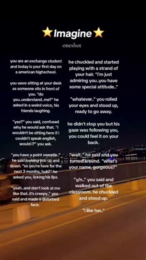 American Highschool Exchange Student Imagine Scenario