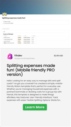Splitting expenses made fun! (Mobile friendly PRO version) | Shuppi