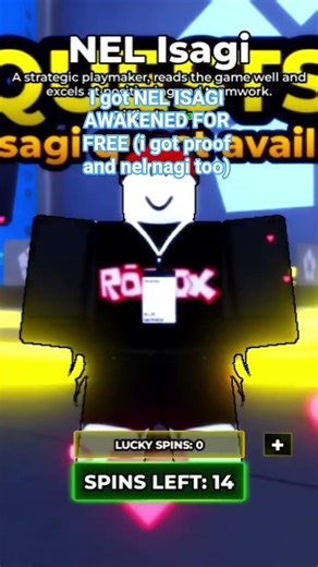 am i the luckiest blue lock player alive?#roblox#bluelockrivals