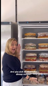 65K views · 314 reactions | Sick of what's for dinner stress? Want your own homemade library of freezer meals? Give batching a go! Head to my website (link in bio) or pick up one of my batch lady cookbooks and see how easy meal times can be! | The Batch Lady | Facebook