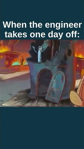 When the engineer takes one day off: