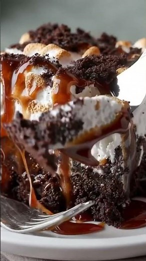Decadent Chocolate Marshmallow Delight Cake