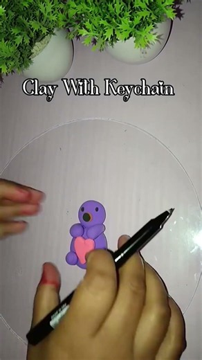 🧸 How to Make Miniature Teddy Bear Keychain | Cute DIY Clay Keychain Tutorial