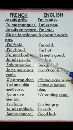 French to English 🇲🇫 🇺🇲 Part 33 | Js Tech