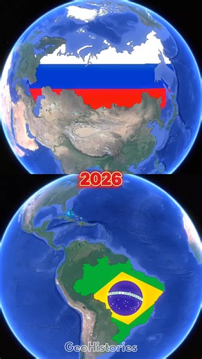 The Evolution of Brazil and Russia Over a Century