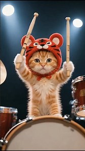 Tiger-Hat Kitten Breaks Box Drum, Finally Gets a Trophy｜Daisy's Journal 54 #cat #cute #cutecat #pets