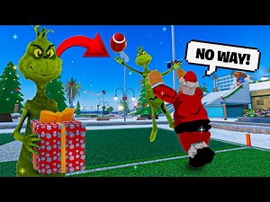 The Grinch RUINED Christmas in Roblox NFL Universe Football!