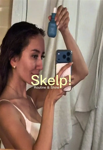 Testing out Skelp! on my psoriasis ridden scalp! Moisture and Shine were definitely locked tf in 🔒 #psoriasis #fyp #viral