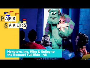 Monsters Inc. Ride Disneyland Full POV 4K