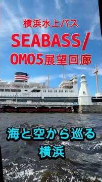 【YOKOHAMA】Exploring Yokohama from the Sea and Sky | SEABASS × OMO5 Observation Corridor #Shorts