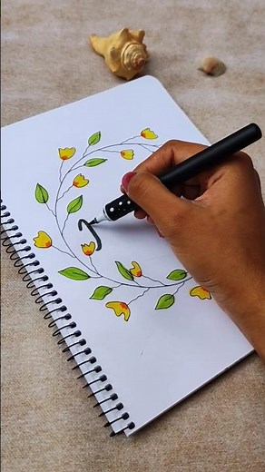 Simple Biology Notebook Cover Design#Easy #Aesthetic #frontpageidea #journalinspiration #diy #shorts