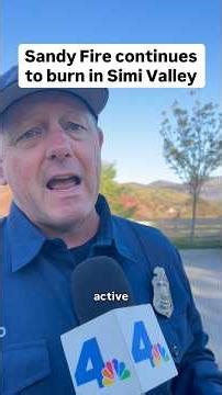 Sandy Fire continues to burn in Simi Valley
