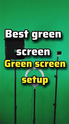 Best Green Screen | Green Screen setup | Youtube studio setup | Chroma Key setting | Green Screen