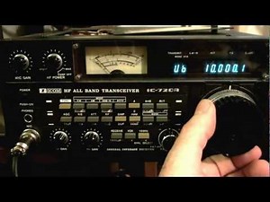 ICOM 720A HAM HF Transceiver Radio IC720a relay sticks vid2