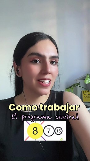 Cómo trabajar el programa central 8-7-15 en la matriz del destino