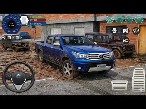 😍 Toyota Hilux City Adventure: Realistic Driving Simulation 🚗💨"