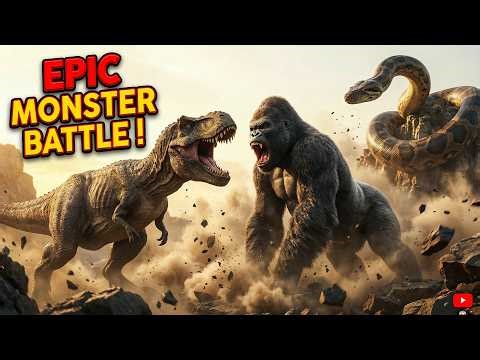 T-Rex vs. The World: Who Would Win? 🏆 Top 10 Ultimate Battles | Rising Story USA