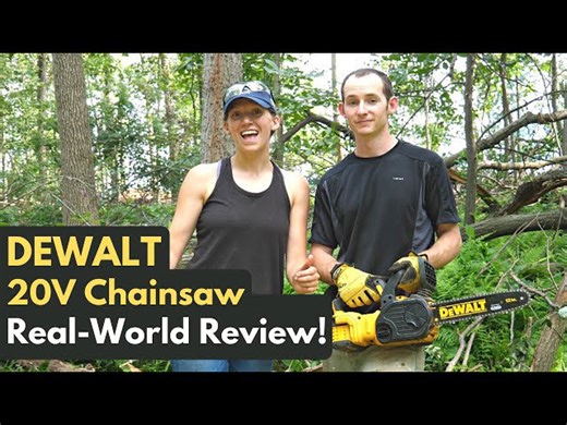 Dewalt 20V Cordless Chainsaw REVIEW & DEMO!