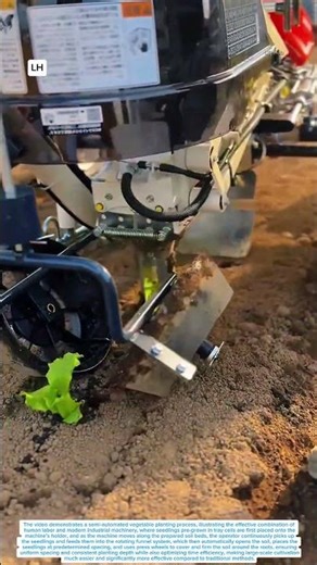 Semi-Automated Vegetable Planting Process for Efficient Large-Scale Farming