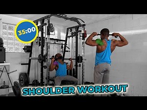 35 Min SMITH MACHINE Shoulder Workout