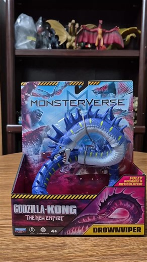 Playmates Drownviper Figure!" Godzilla X Kong The New Empire #godzilla #collection