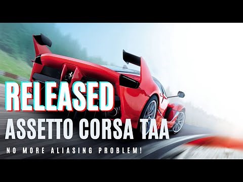 Assetto Corsa TAA/DLAA (Temporal Anti Aliasing) - No More Aliasing, Flickering, Shimmering