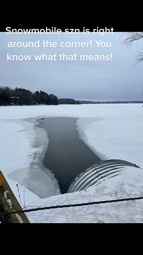 As the weather gets colder, it’s time to hit the trails and get ready for your 2023 jump in! #pickerellakejumpin #pickerellake #jumpin #wisconsin #snowmobiling