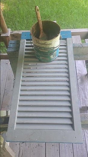 how to paint shutters part 1