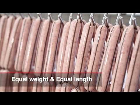 SAUSAGE HIGH SPEED LINKING AND HANGING SYSTEM FOR ARTIFICIAL CASING "HITEC M-3X"