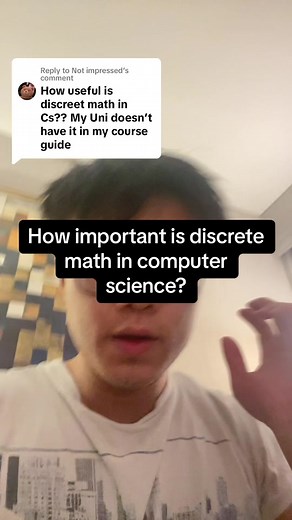 Replying to @Not impressed How important is discrete math in computer science? #discretemath #computerscience #programming #coding #computerengineer #code