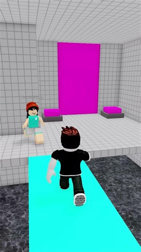 Roblox plays TEAMWORK OBBY with a TROLL 🤓#roblox #shorts