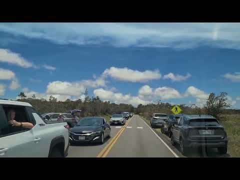 Kilauea Volcano traffic during Episode 49. June 14, 2026