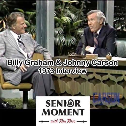 Billy Graham tells Johnny Carson that loneliness is the biggest problem many American’s face. Do you agree? For more MOMENTS, visit SeniorMoment.guru. | Ron Ross