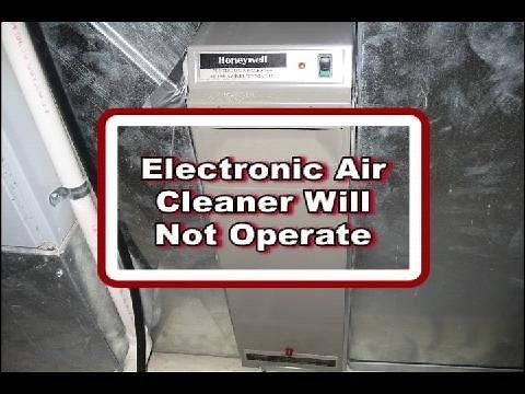 Electronic Air Cleaner Will Not Operate